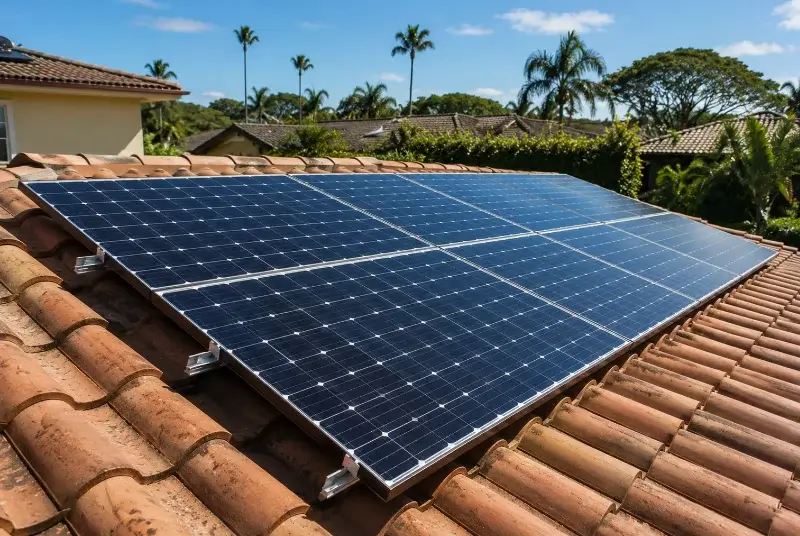 Installation de panneaux solaires à Manthes